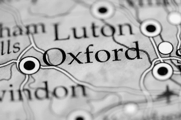 Oxford, England, UK on the map