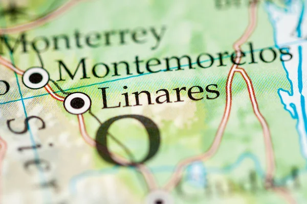 Linares, Mexico on the geographical map