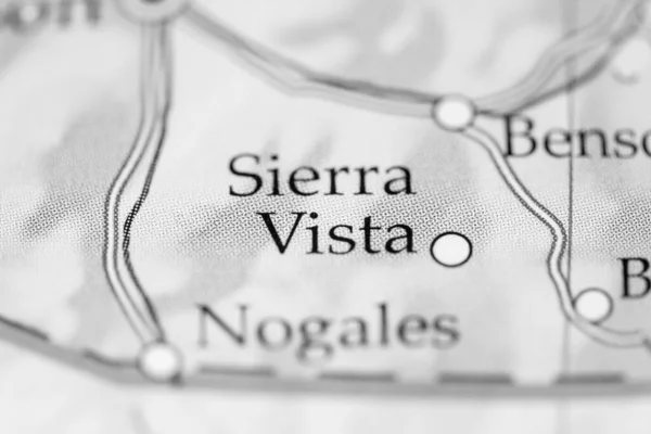 Sierra Vista Abd Coğrafya Haritasında — Stok fotoğraf