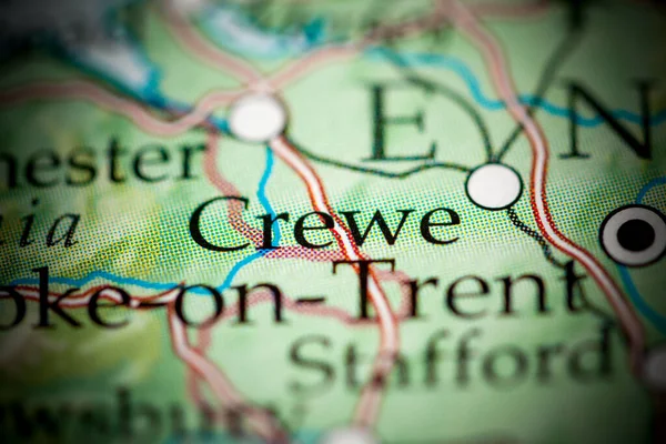 Crewe, England, UK on map