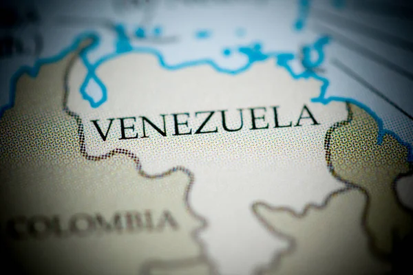 Venezuela Map View Close — Stockfoto