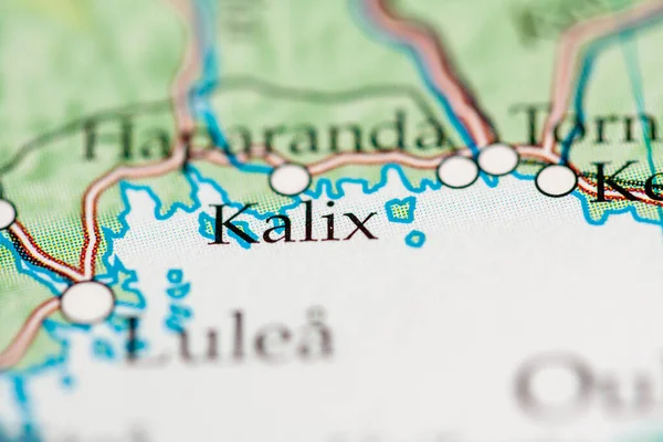 Kalix Sweden Geography Map — Stock Photo, Image