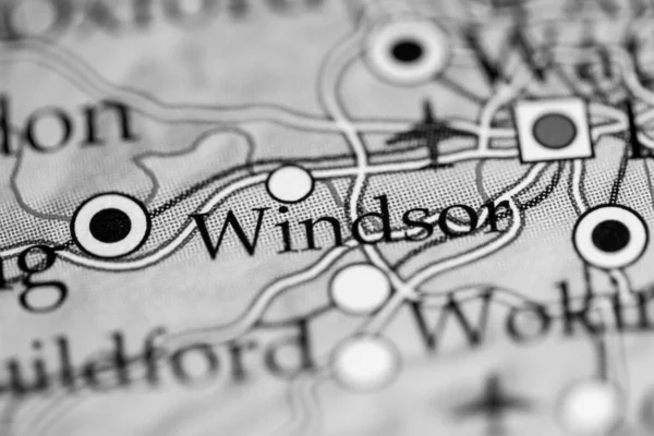 Windsor Anglia Wielka Brytania Mapie — Zdjęcie stockowe