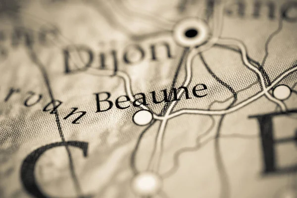 Бон Карта Франции Крупным Планом — стоковое фото