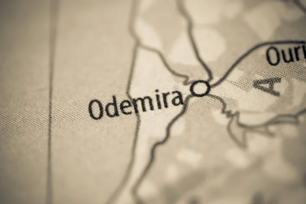 Odemira Portugal Mapa — Foto de Stock