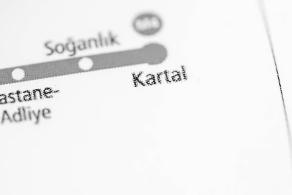 Kartal Station Istanbul Metro Karta — Stockfoto