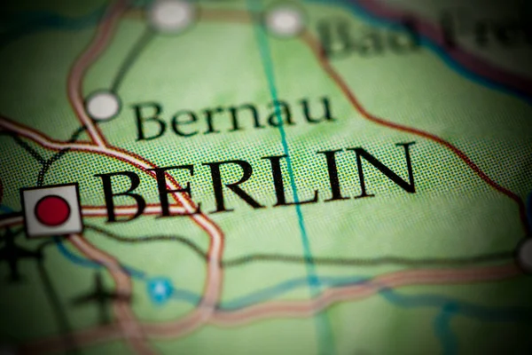 Berlin. Germany map close up view