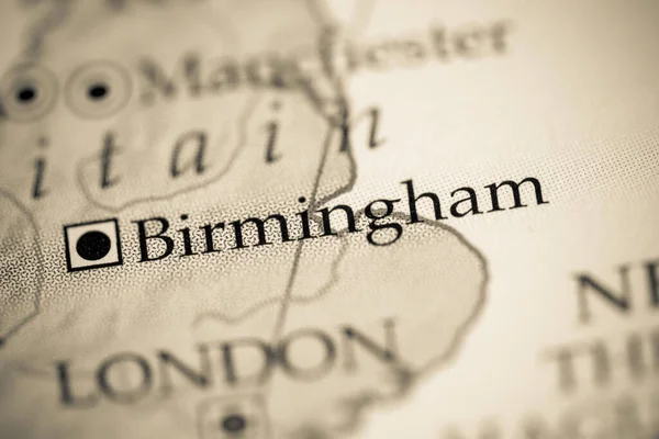 Birmingham, England, UK on the map