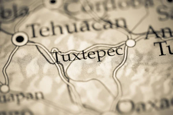 Tuxtepec, Mexico on the geographical map