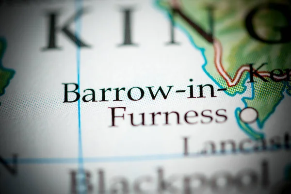 Barrow-in-Furness, England, UK on map