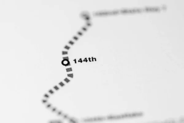 Estación 144 Mapa Del Metro Denver —  Fotos de Stock