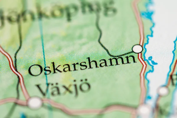 Oskarshamn Sweden Geography Map — Stock Photo, Image
