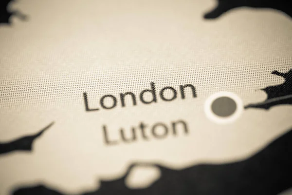 London England Mark Letting Map — стокове фото