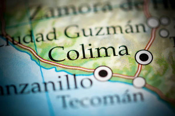 México País Mapa Geográfico — Foto de Stock