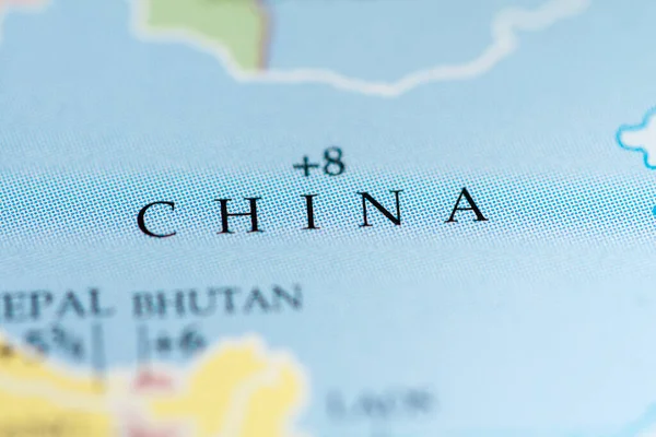 China map view close up