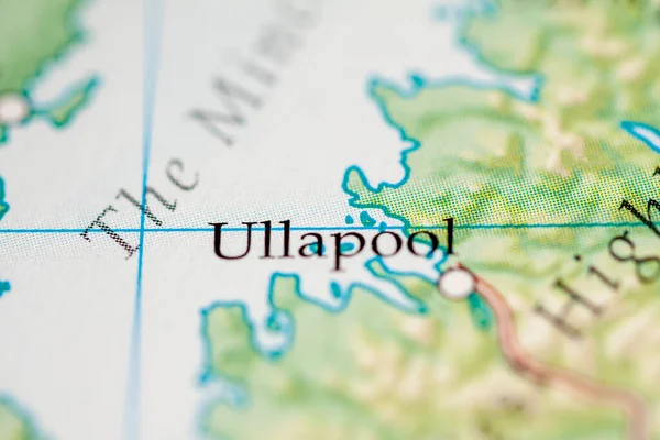 Ullapool, Scotland, UK on the geography map