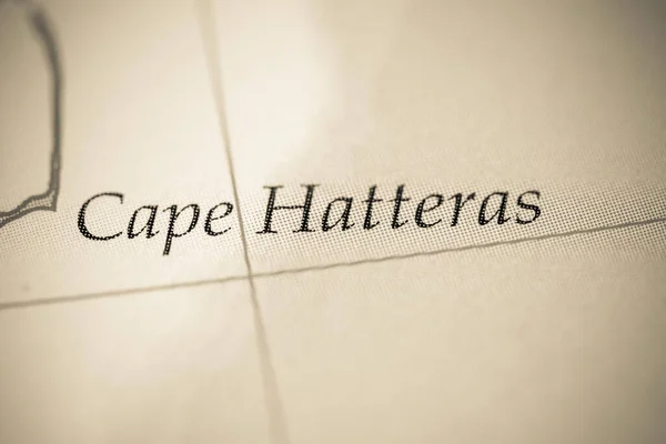 Cape Hatteras Usa Geography Map — 스톡 사진