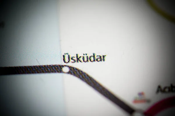 Estación Uskudar Mapa Del Metro Estambul — Foto de Stock