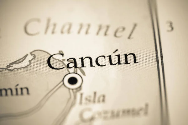 Cancun Mexico Map — Stock Photo © aliceinwonderland2020 #415115004