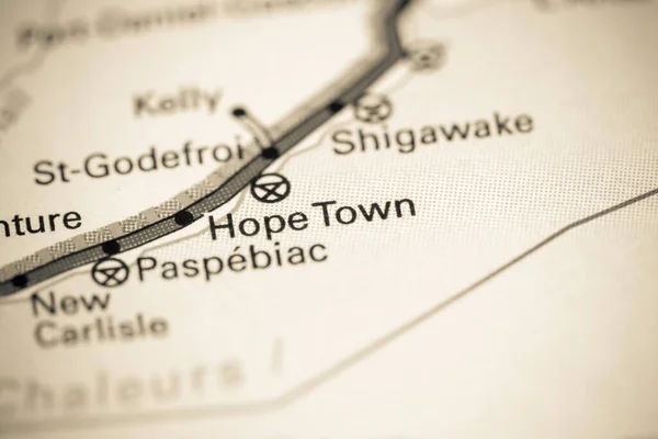 Hope Town Canadá Mapa —  Fotos de Stock