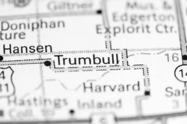 Trumbull Nebraska Usa Karta — Stockfoto
