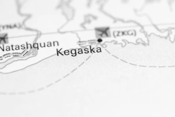 Kegaska. Canada on a map.
