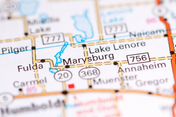 Marysburg Canada Map — Stock Photo, Image