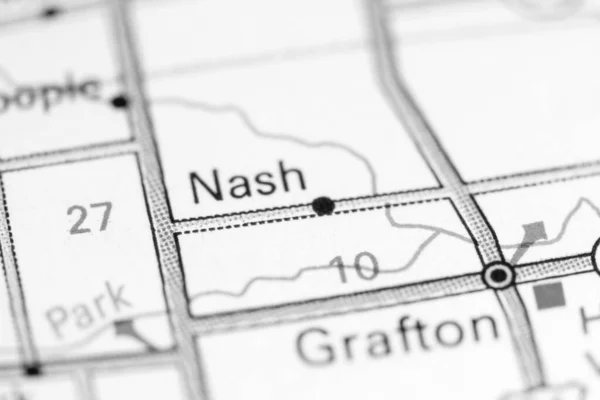 Nash Dakota Del Norte Eeuu Mapa —  Fotos de Stock