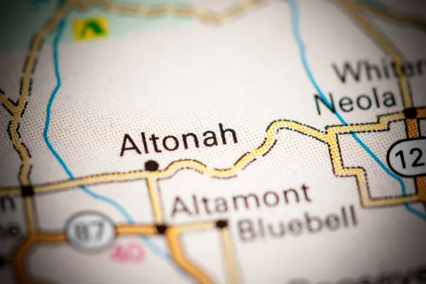 Altonah Utah Usa Mapie — Zdjęcie stockowe