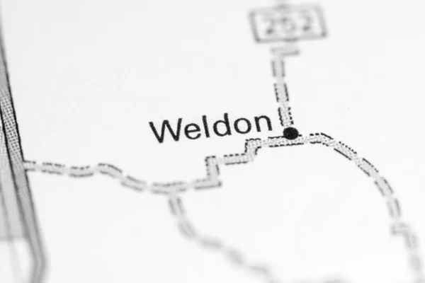 Weldon Montana Mapa —  Fotos de Stock