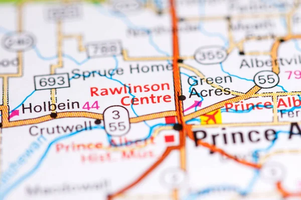 Centro Rawlinson Canadá Mapa —  Fotos de Stock