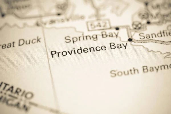 Providence Bay Kanada Karta — Stockfoto