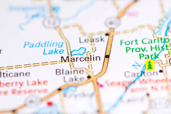 Marcelino Canadá Mapa —  Fotos de Stock