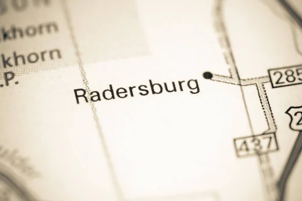 Radersburg Montana Karta — Stockfoto