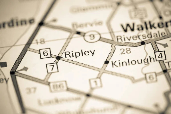 リプリー 地図上のカナダ — ストック写真
