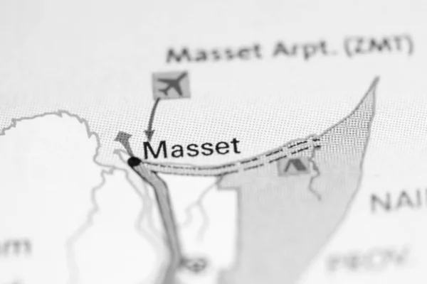 Masset. Canada on a map.