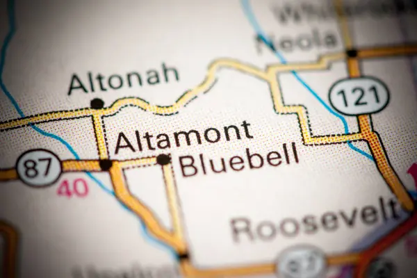 Altamont Utah Usa Mapie — Zdjęcie stockowe