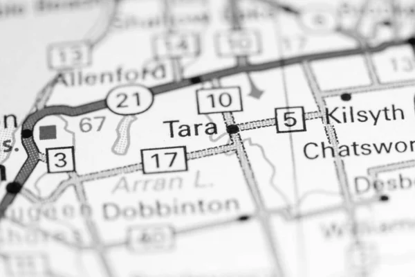 タラだ 地図上のカナダ — ストック写真