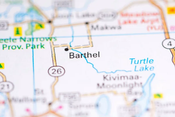 Barthel Canada Map — Stock Photo, Image
