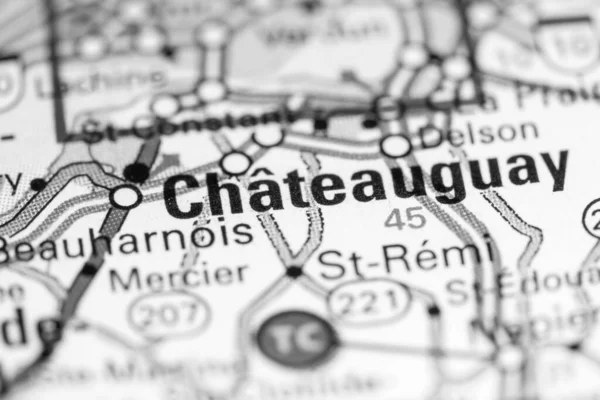 Chateauguay Canada Map — Stock Photo, Image