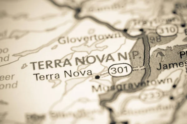 Terra Nova NP. Canada on a map.