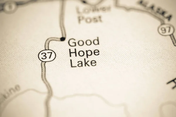 Buen Lago Hope Canadá Mapa —  Fotos de Stock
