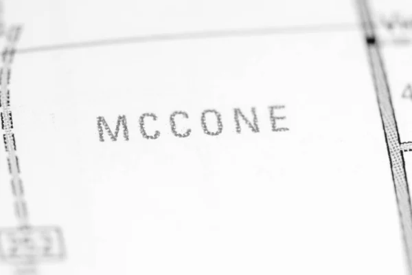 Mccone Montana Map — Stock Photo, Image
