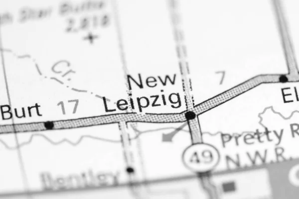 Nueva Leipzig Dakota Del Norte Eeuu Mapa — Foto de Stock