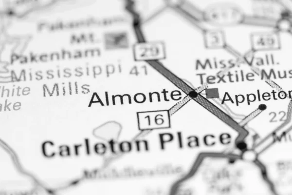 Almonte Kanada Mapie — Zdjęcie stockowe