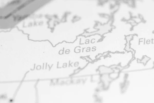 Лак Ґра Канада Карті — стокове фото