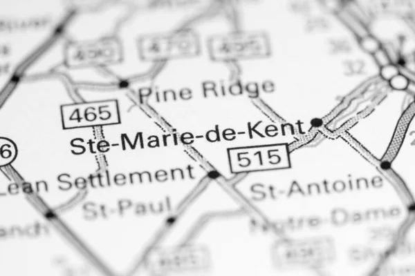 ステー マリー ケント 地図上のカナダ — ストック写真
