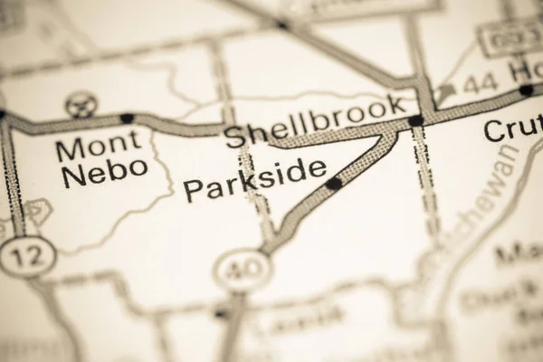 Parkside Canada Una Mappa — Foto Stock