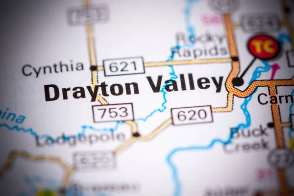 Dayton Valley. Canada on a map.