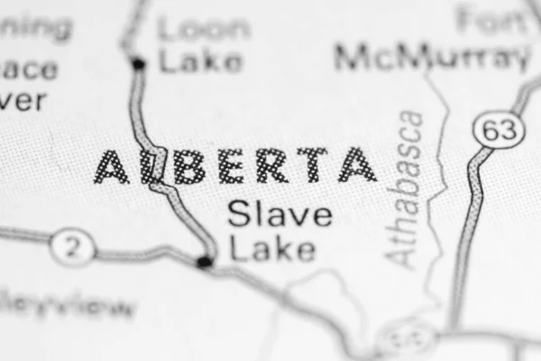 Alberta Canadá Mapa —  Fotos de Stock